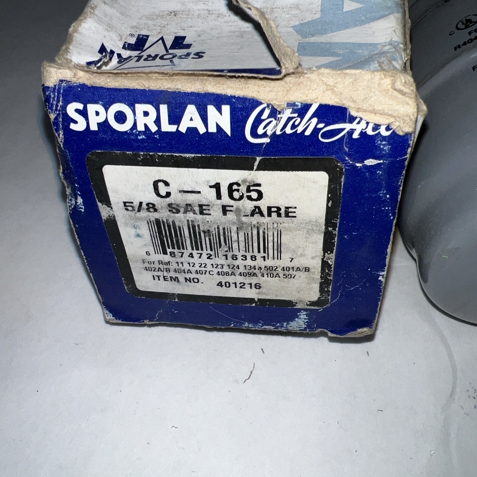 NEW OLD STOCK! SPORLAN 5/8″ FLARE CATCH-ALL FILTER DRIER C-165 401216