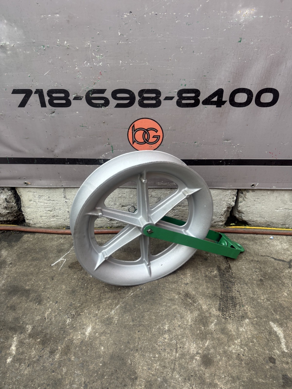 Greenlee 24 inch 4000lbs Sheave Cable Puller Tugger. Works Fine. 6/10 #5