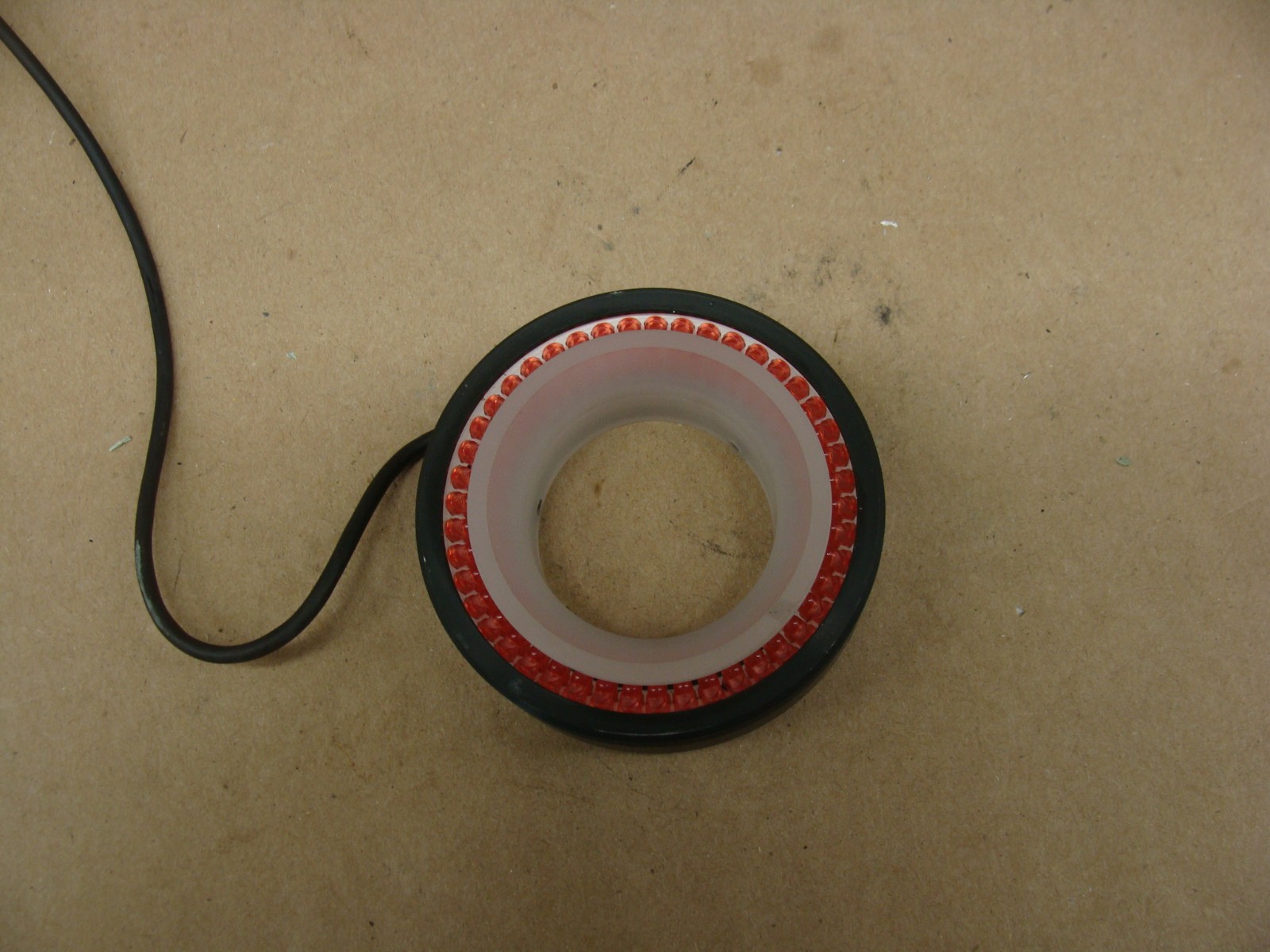 CCS INC LED MACHINE VISION LIGHT RING RED LDR2-74RD-LA 12V