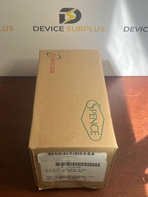 SPENCE ENGINEERING P-D-C1A1HS Pilot D Pressure Regulator 3-20 PPSI Cast Iron New