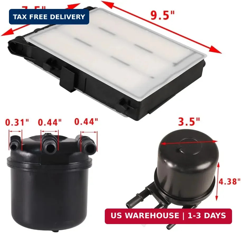FL2124S Oil filter FD4625 Fuel Filter Fits for 2017-2022 Ford F250 F350 F450 F55