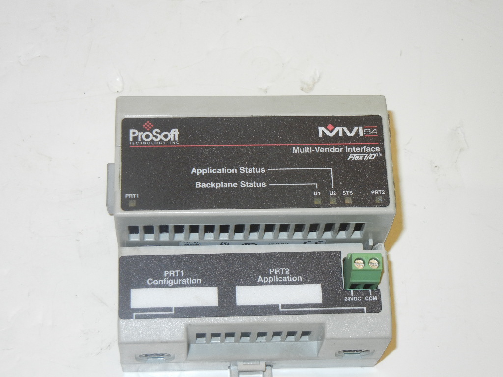 PROSOFT MVI94 REV. A04 USED FLEX I/O MULTI-VENDOR INTERFACE MODULE MVI94GSC
