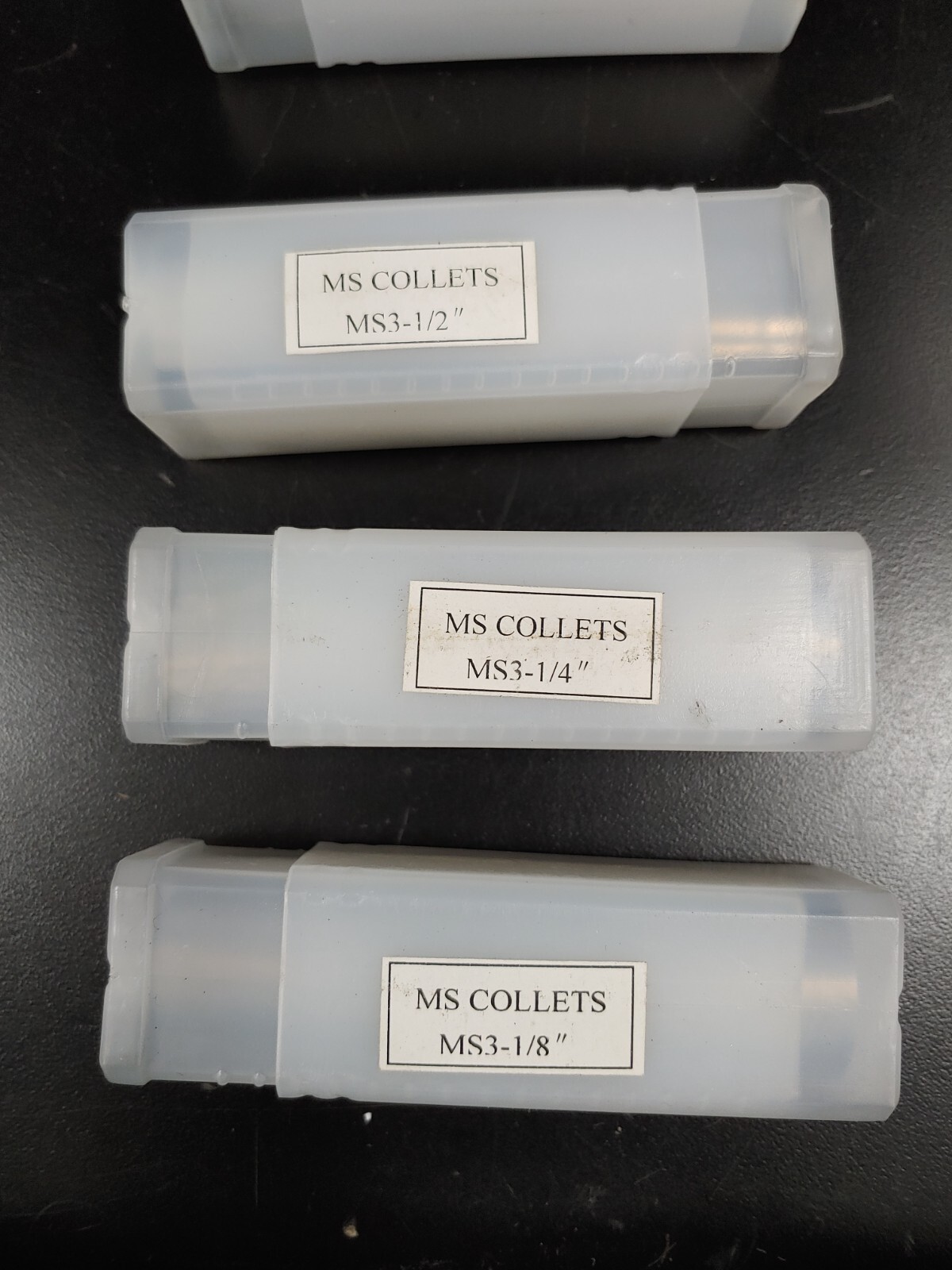MS COLLETS ASSORTED Sizes MS3-1/8″ 3-1/4″ 3-1/2″ 3-3/4″ 3-3/8″ 3-3/16″ 3-5/8″