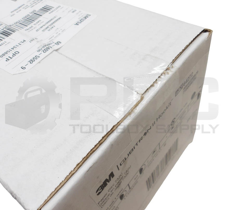 SEALED NEW BOX OF 250 3M 64272 PAPER DISC 732U 12000RPM 5″