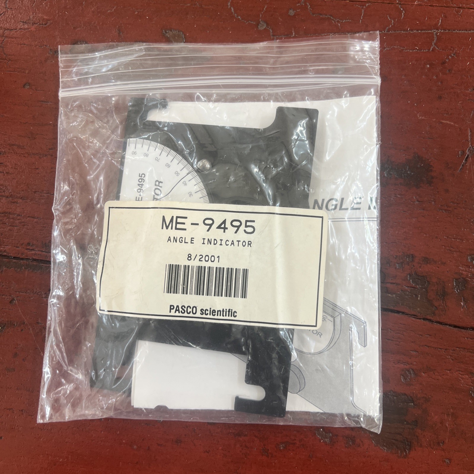 PASCO Scientific ME-9495 Angle Indicator – for ramps and dynamic carts – Physics