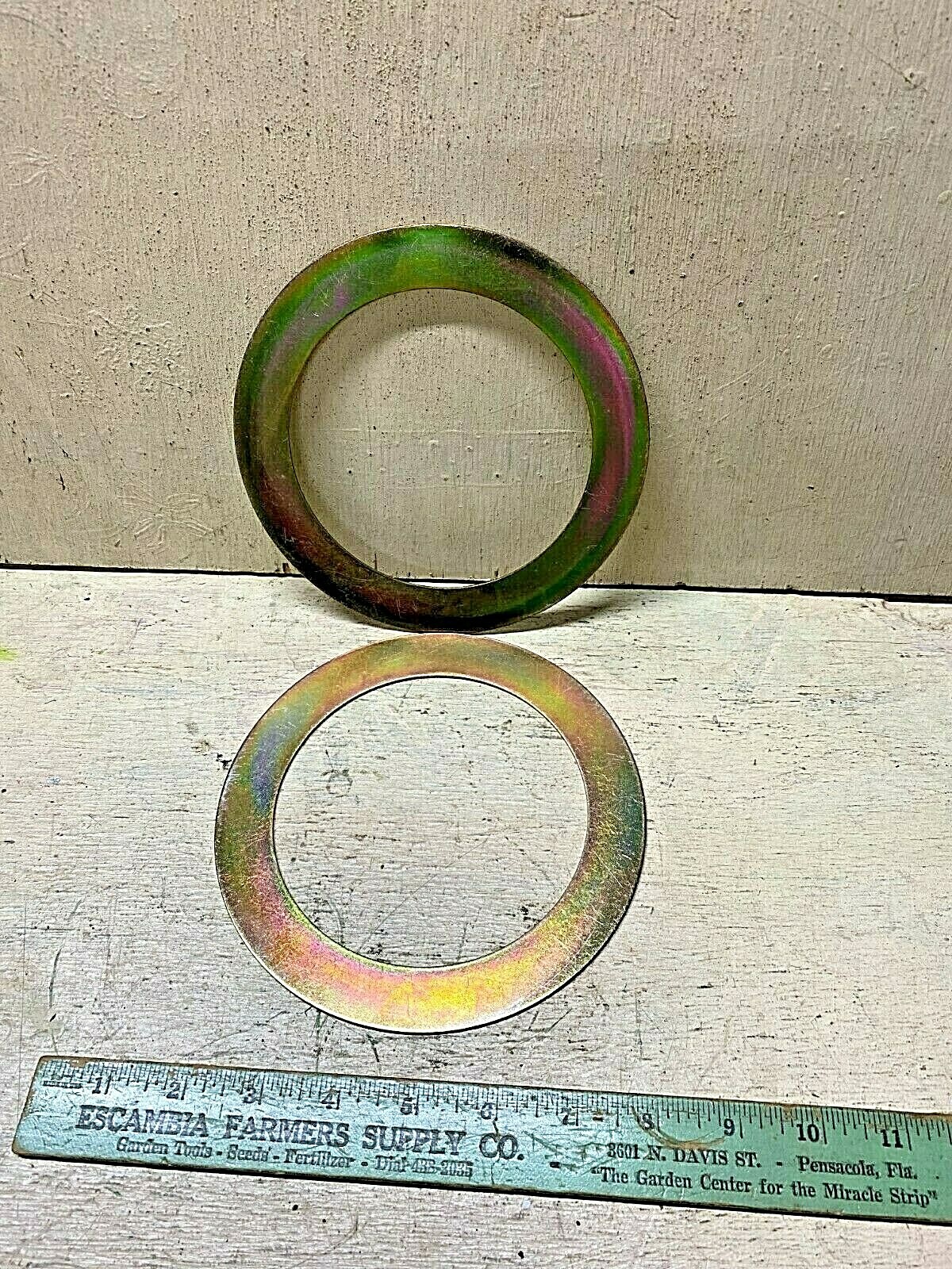 QTY(2) FLAT WASHER 98647R1 1229S1345, M939 MIL. TRKS & M986 M999 M860A1 TRAILER