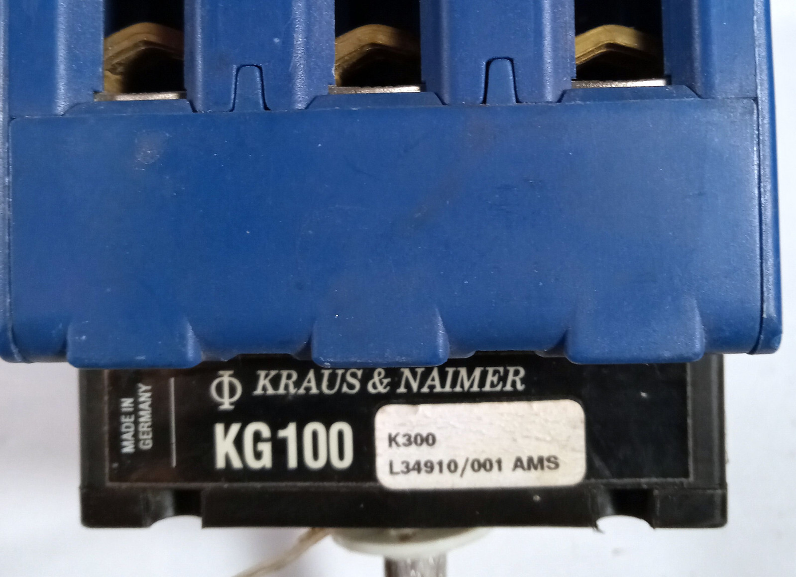 1 USED KRAUS NAIMER KG100 SWITCH 3 POLE L24274/001AMS UNB NO DIAL **MAKE OFFER**