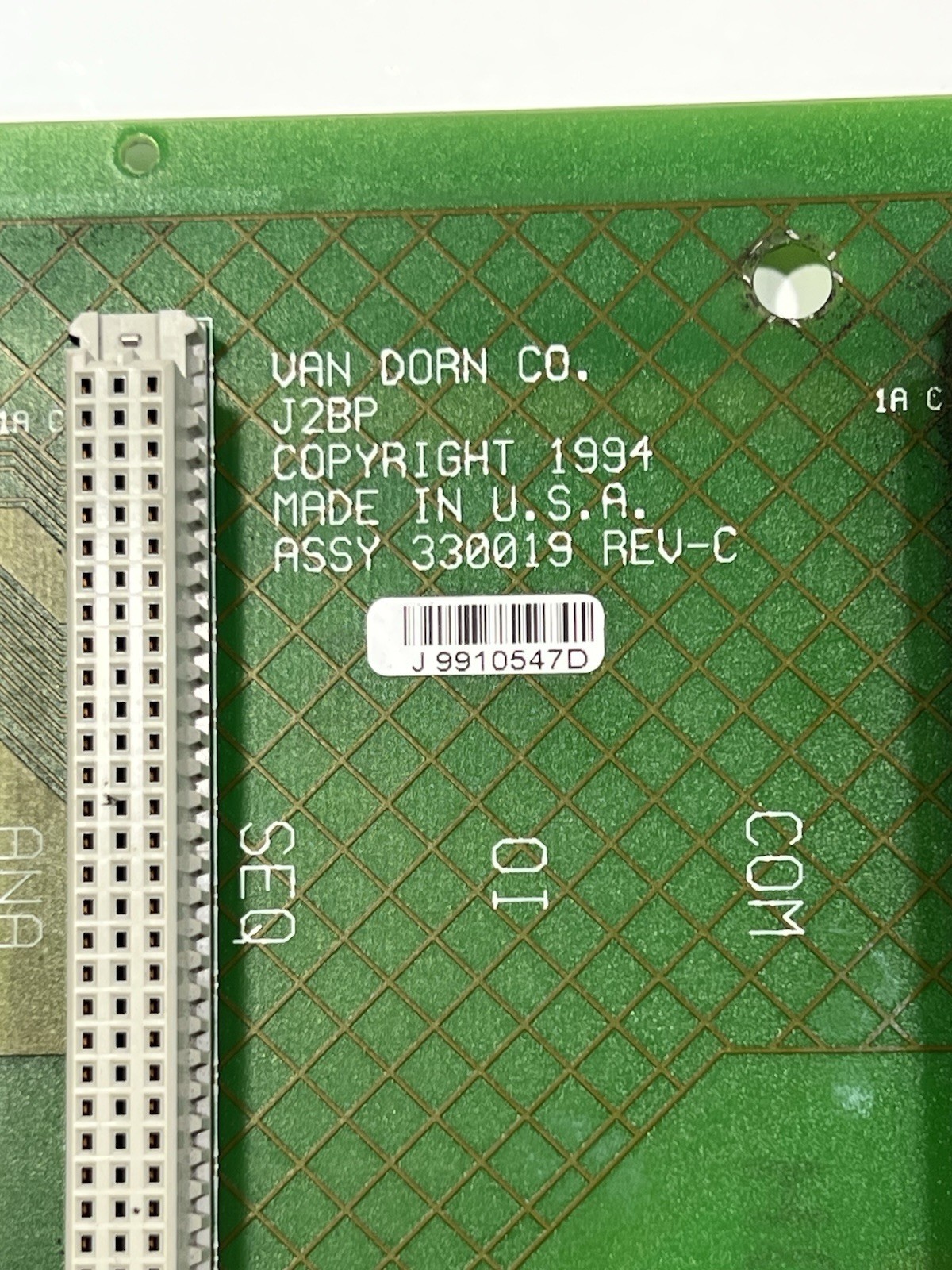 VAN DORN 330019 REV. C