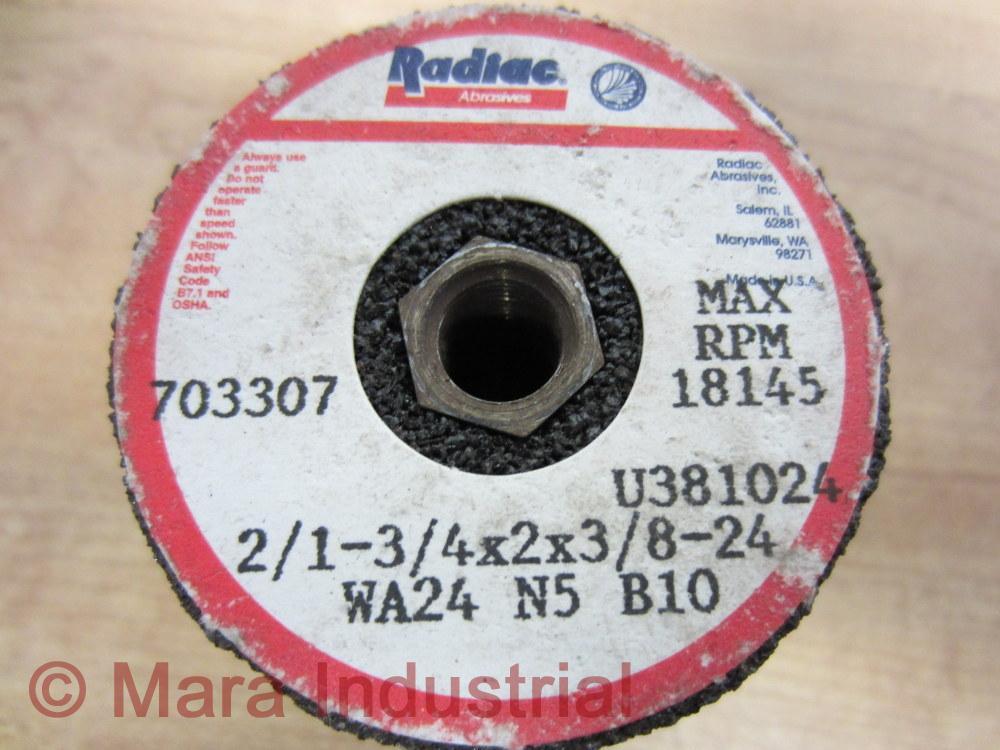 Radiac 703307 Grinding Wheel U381024 (Pack of 4)