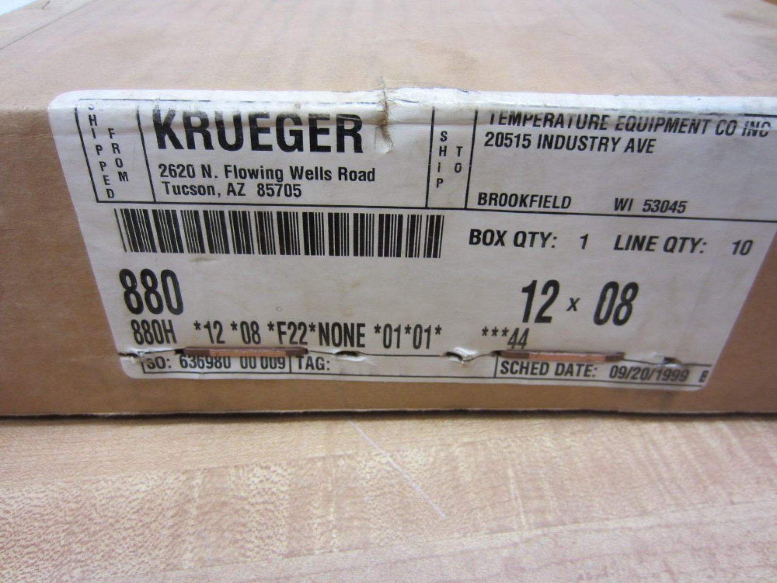 Krueger 880-H Grill 880 12″ X 8″