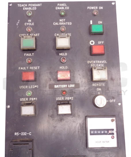 FANUC A05B-2051-C121 OPERATORS PANEL W/ A20B-1003-0041/01A CONTROL BOARD