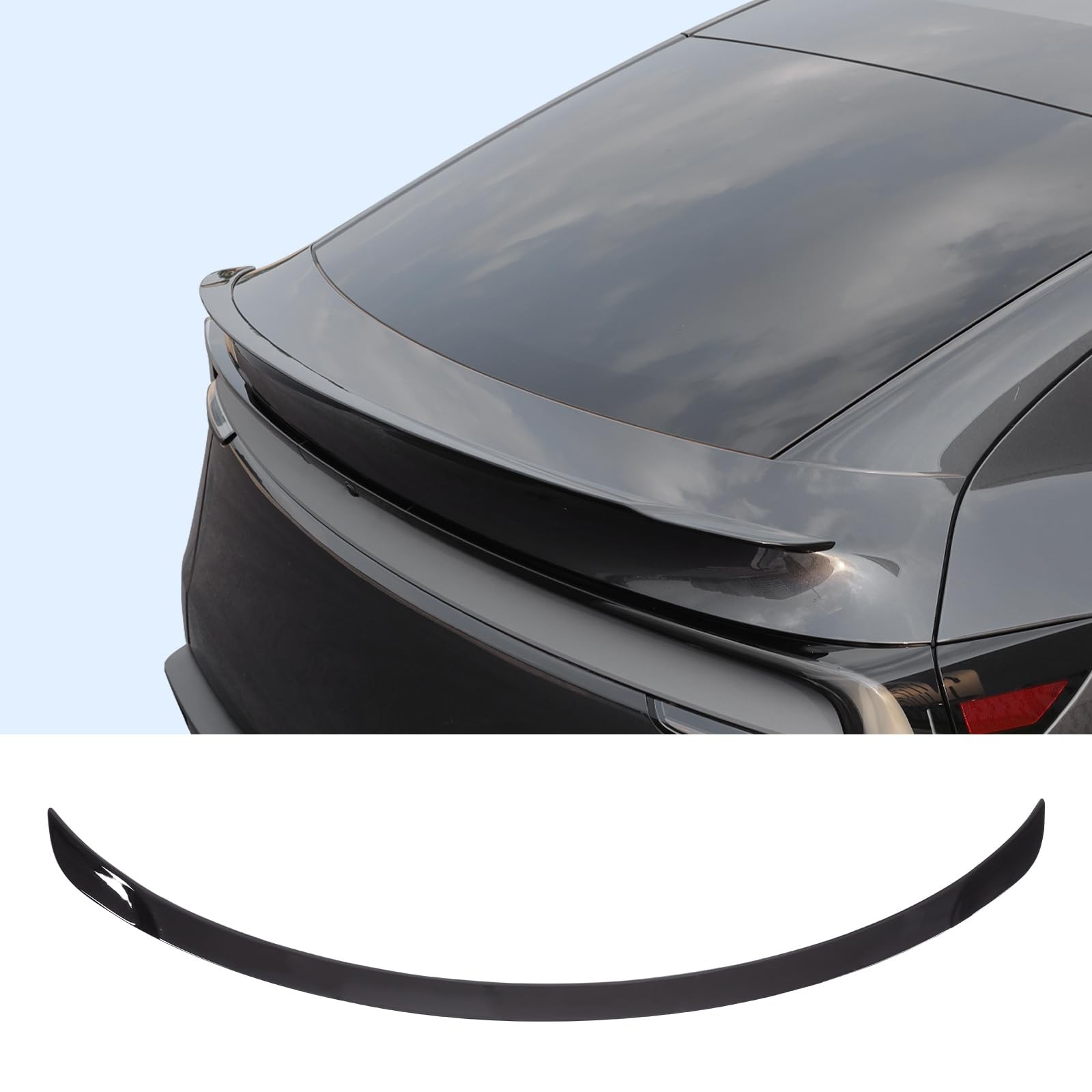 Spoiler for 2025 2026 Tesla Model Y Juniper Look Trunk Wing Rear Trunk Lip Sp…