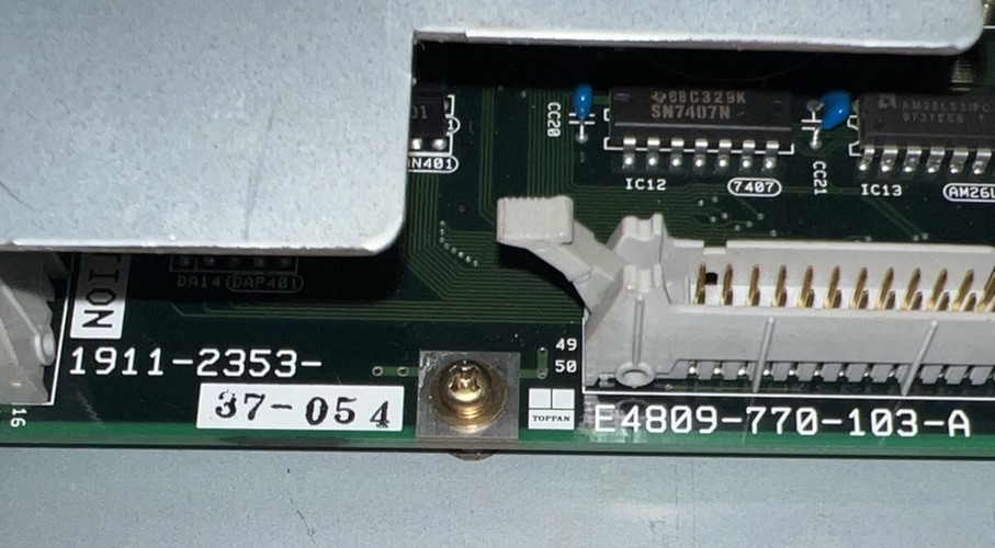 OKUMA OSP7000M E4809-770-103-A 1911-2632-31-24 OPERATOR INTERFACE DISPLAY