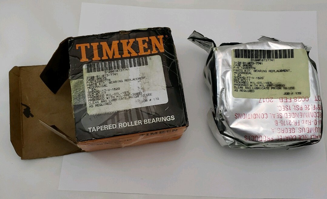 TIMKEN PARTS KIT BEARING REPLACEMENT MECHANICAL, P/N: 12267774