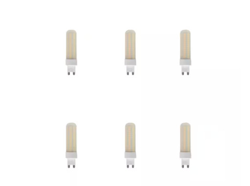 Feit 60-Watt Equivalent Bright White (3000K) T4 G9 Bi-Pin Base Decorative 6 PK