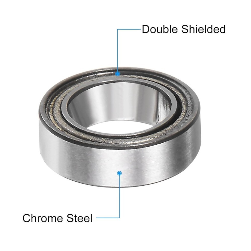 MR85-ZZ Shielded Ball Bearings (5X8X2.5mm) – 6 pack – Chrome Steel – ABEC-1