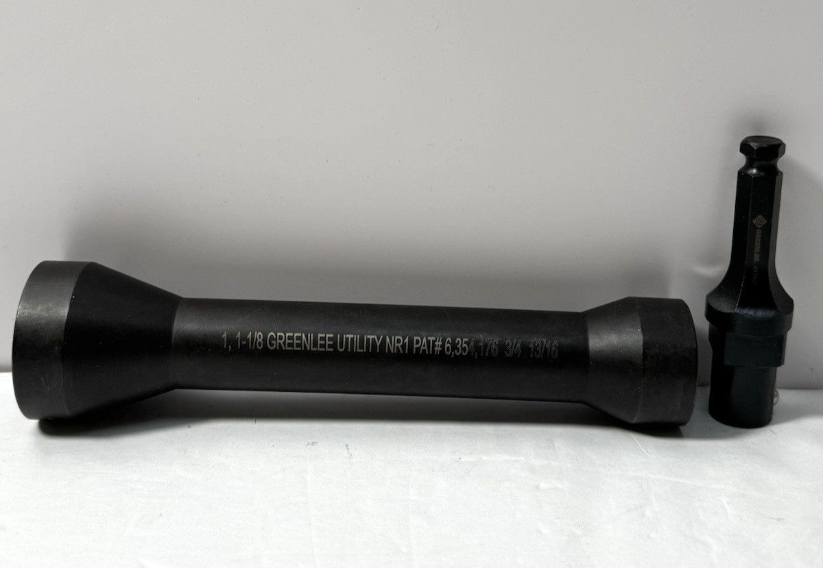 Greenlee Hex Shank Adapter / Nut Runner NR1 + 49782 – 176 3/4 13/16