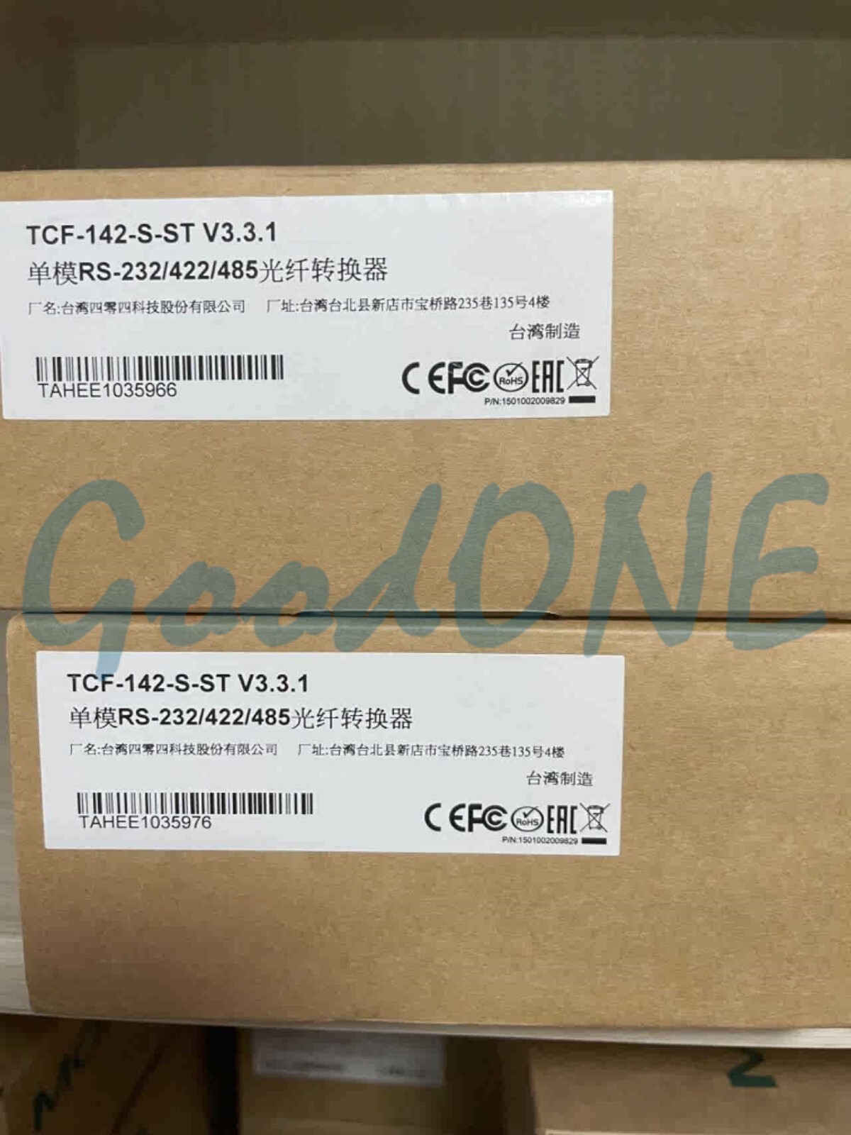1PC New MOXA TCF-142-S-ST Serial to Single Mode Fiber