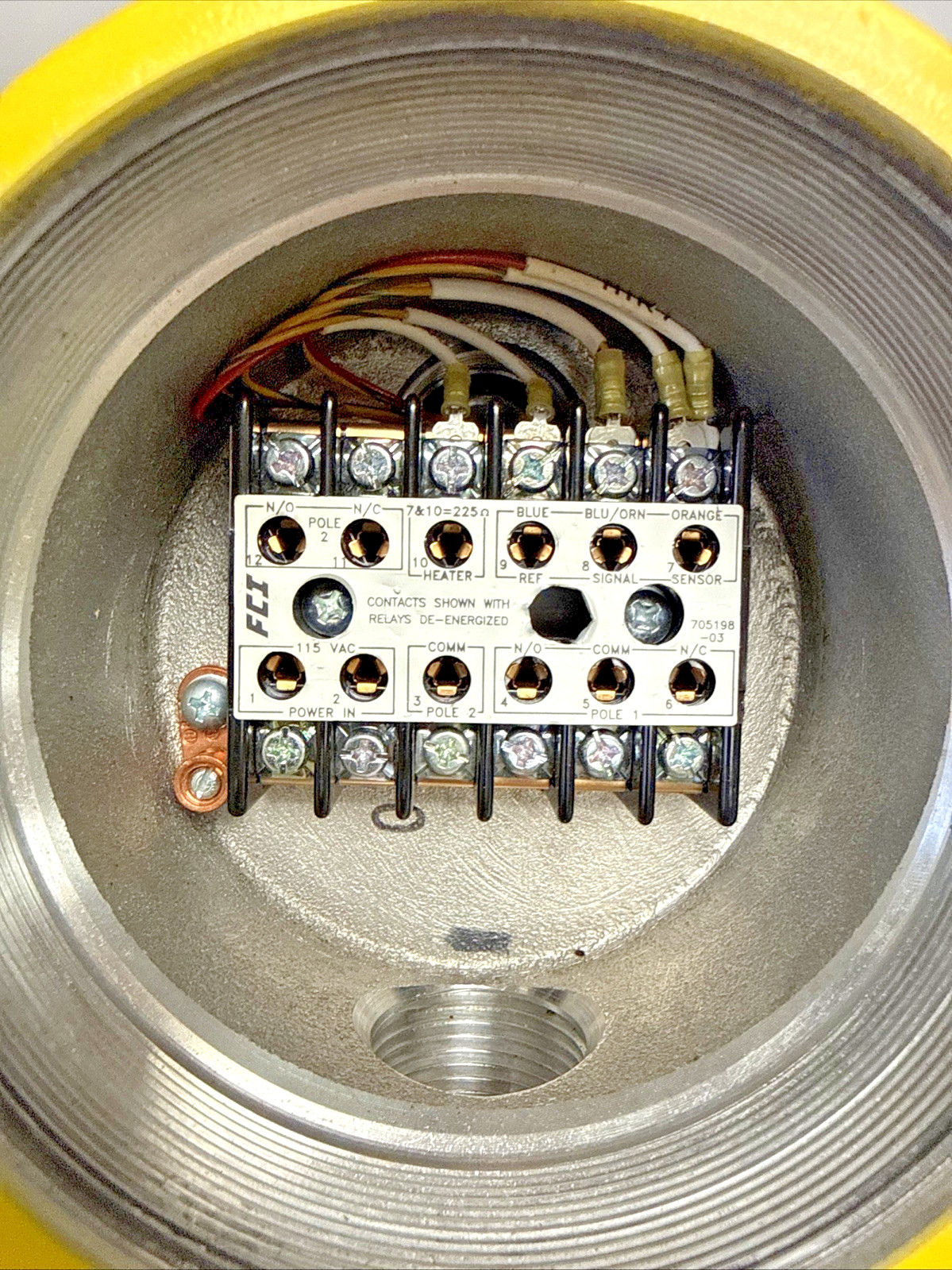 FCI 12-64B-A0B1 Flow Switch 115VAC 3000 PSIG NEMA4 X Explosion Proof