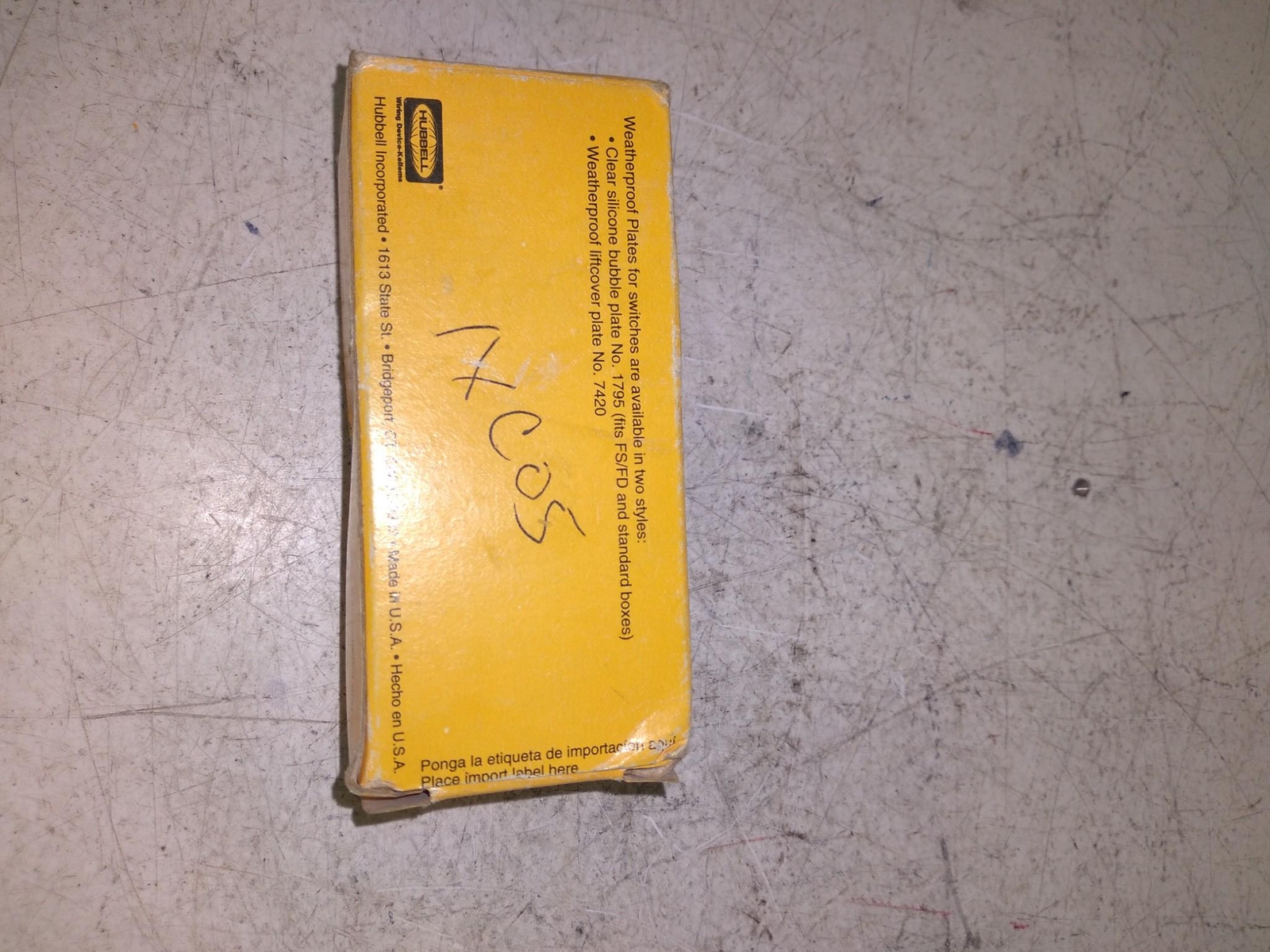 HUBBELL CS115 120-277VAC COMMERCIAL SWITCH BROWN