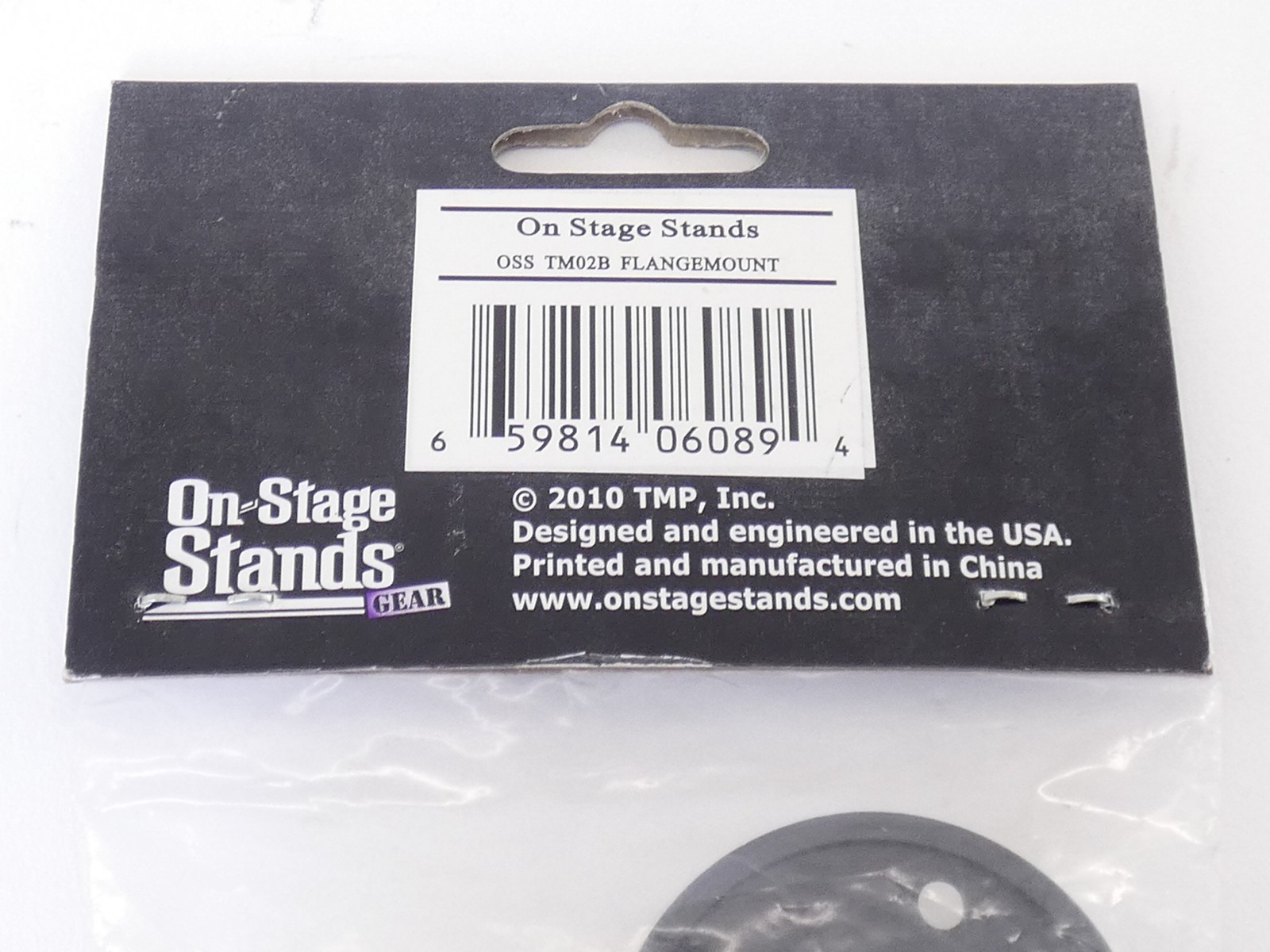 *Lot of 4* On Stage TM02B Flangemount Black OSS – NEW Surplus!