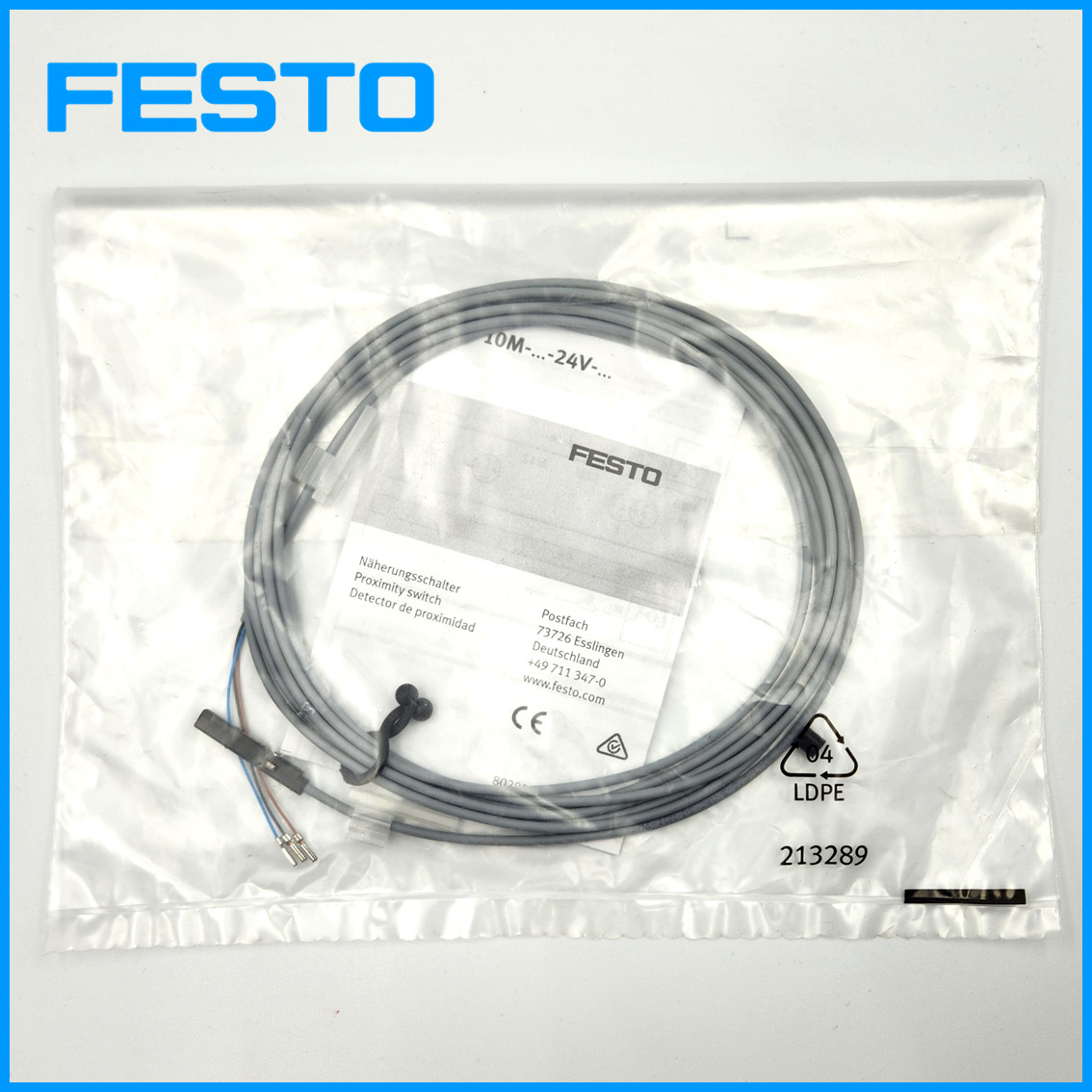 NEW GENUINE FESTO Proximity Sensor (551365) 2.5m SME-10M-DS-24V-E-2,5-L-OE