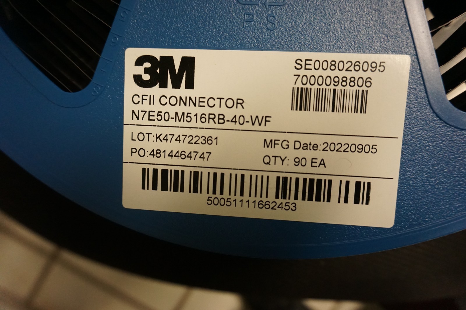 Full Case3M N7E50-M516RB-40-WF MouseReel Qty of 270 Card Connector 50 Position