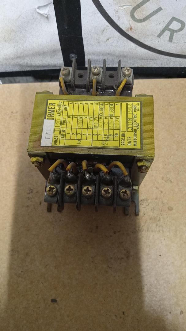 MITSUBISHI BT-5128 TRANSFORMER 1PH 20VA 50/60Hz – GHB-45