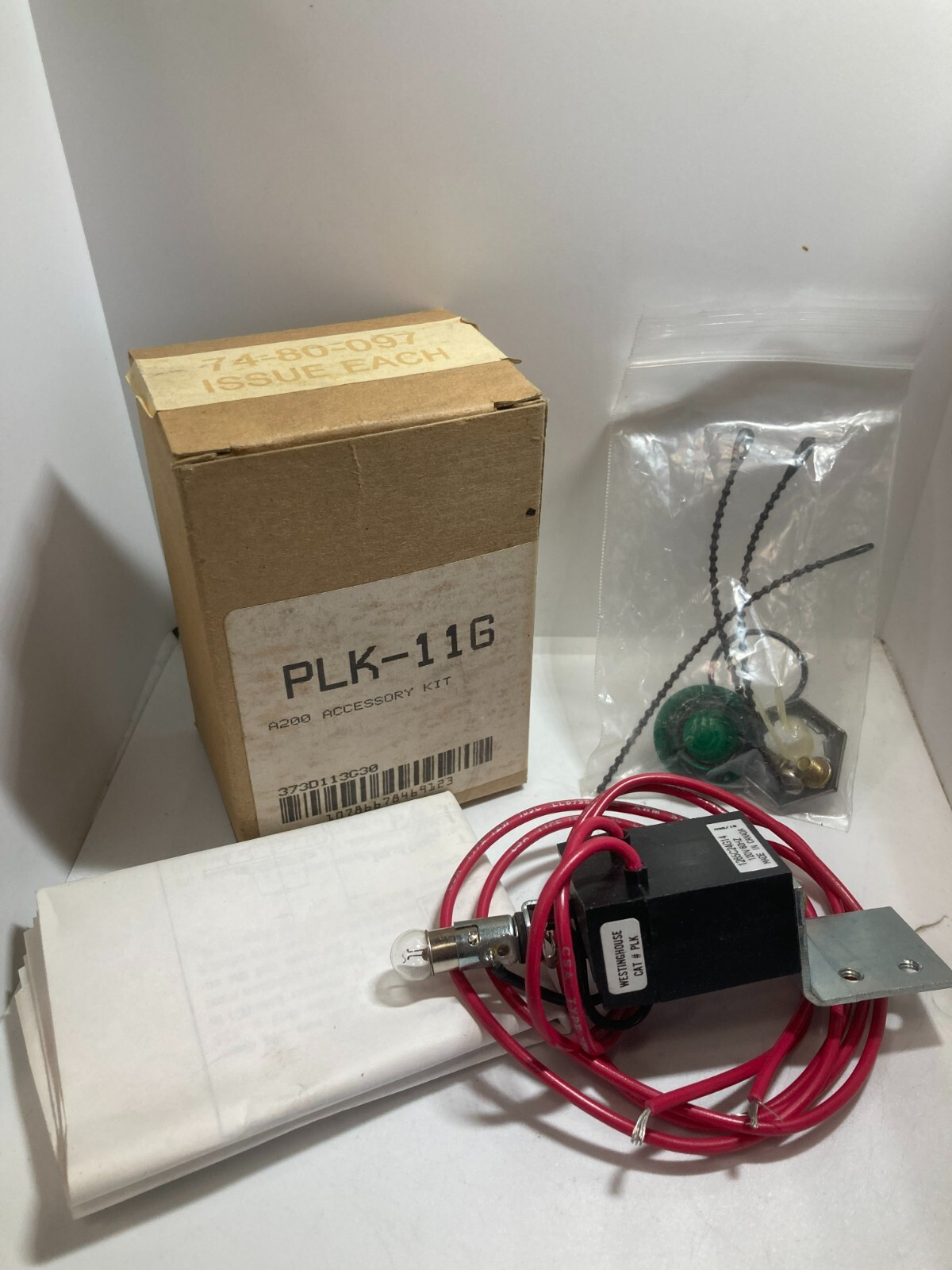 WESTINGHOUSE PLK-11G INDICATING LIGHT KIT GREEN 120V 60HZ NIB