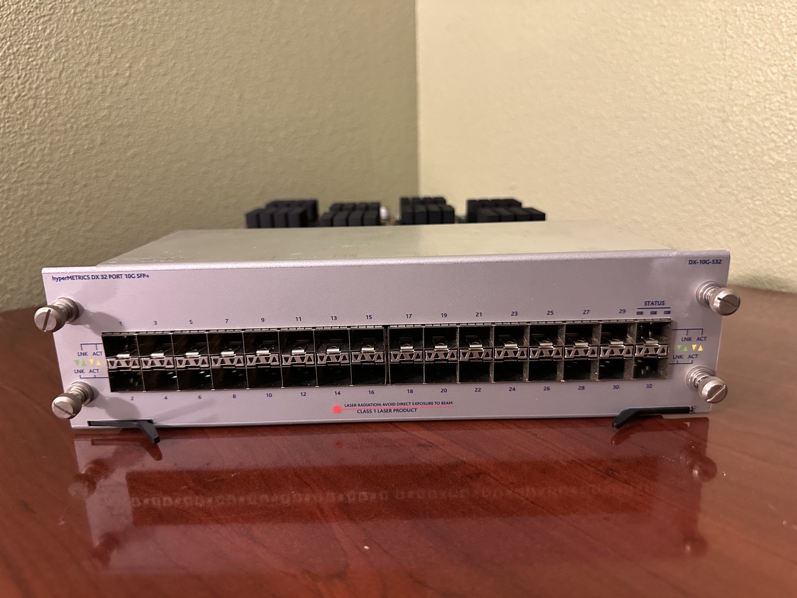 SPIRENT DX-10G-S32 HYPERMETRICS DX 32 PORT 10G SFP+ MODULE TESTED