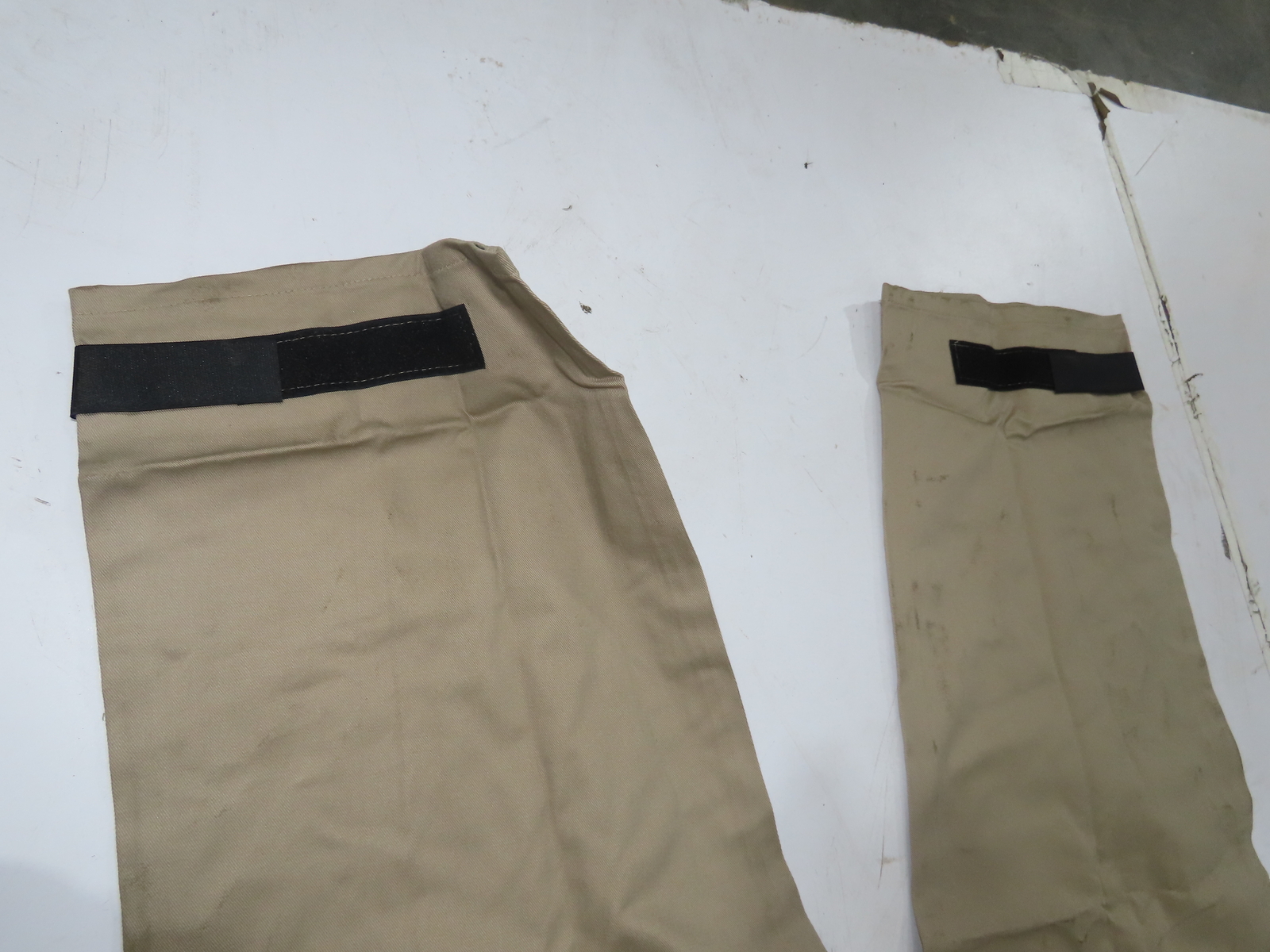 C08720 Fire Resistant Cotton Coveralls Khaki 5xL Hook Wrist/Ankl Closure