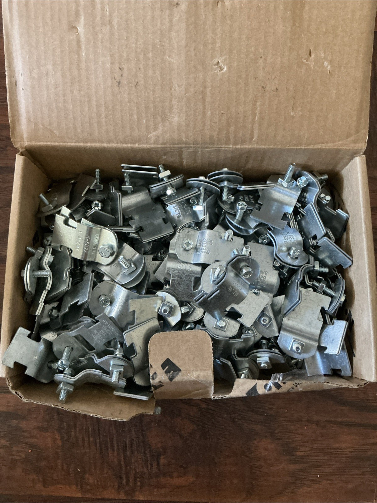 LOT of Eaton B-Line 3/4” Strut Pipe Conduit Clamps Hangers Galvanized Lot- 100+