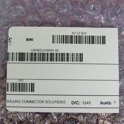 Sullins Connector Solutions GRPB052VWVN-RC Qty of 220 per Lot 10 CONTACT(S), MA