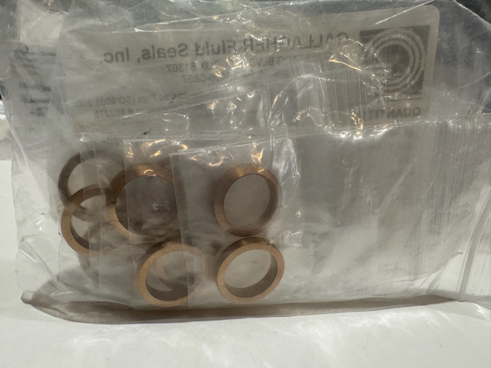 Industrial Fluid Seals Lot Gallagher Fluid Seals American Variseal Stainless Par