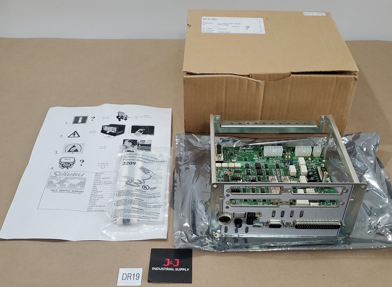 *PREOWNED IN FACTORY BOX* Staubli D24312860 RSI2 PC Board Assy + Warranty!