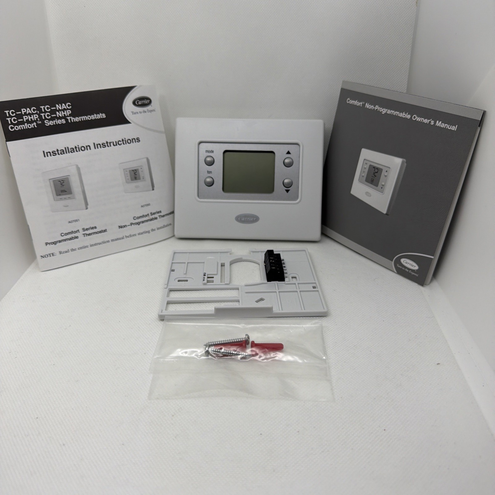 Carrier TC-NAC Comfort Non Programmable Ac Thermostat Open Box