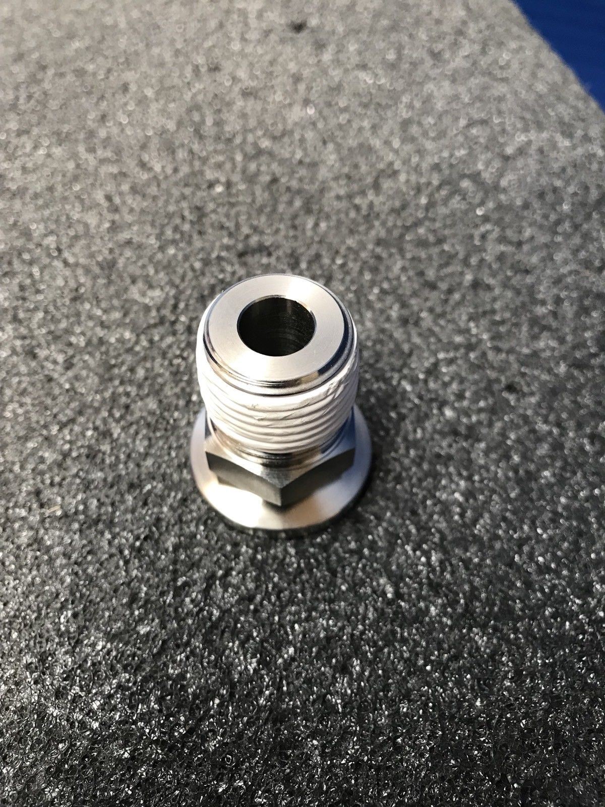 Nor-Cal NW-16-1/2-MPT Adapter, NW16 x 1/2″ MNPT, Lot of 4 Used