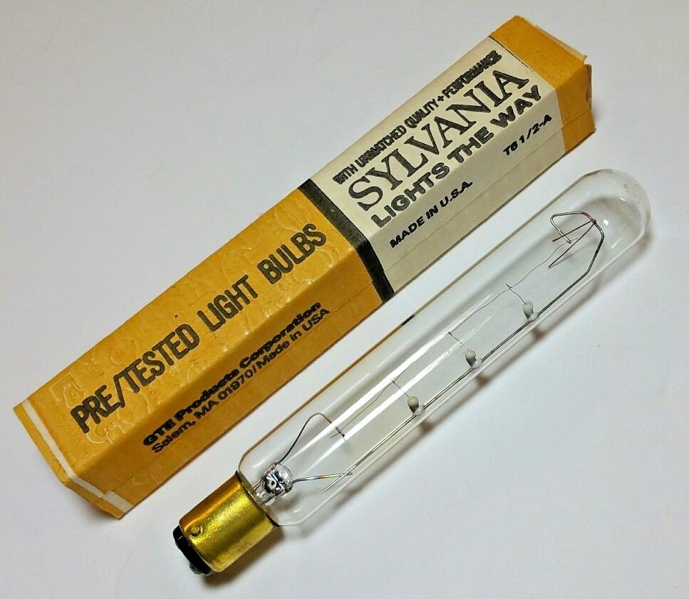 Sylvania 25W 18106 25T6.5/DC 130V Double/Dual/2 Contact Bayonet Base Light Bulb