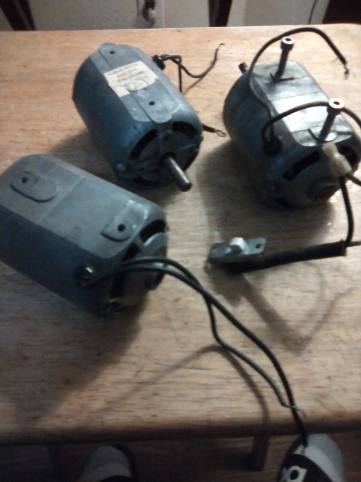 3 Vintage Electric Motor Sew Mach AC Mountable Multi Use Works, Mixed Models USA