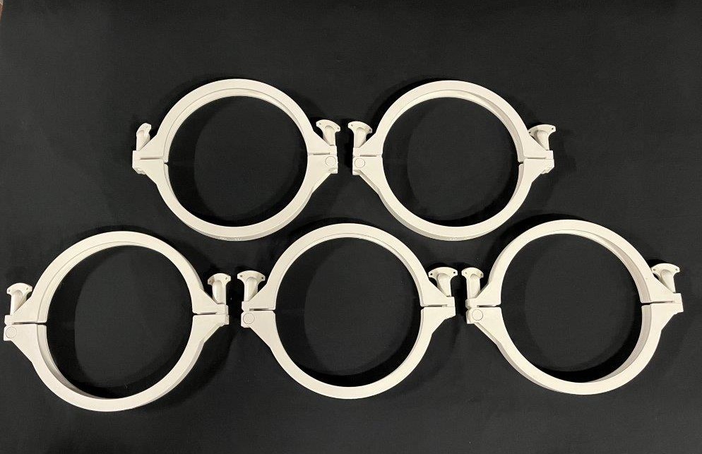 BioConnexx NG800WH Plastic Bio-Clamps 8 inch