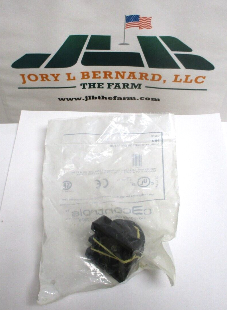 C3 CONTROLS , PBO , 30MM , BLACK PUSHBUTTON OPERATOR , LOT OF 2