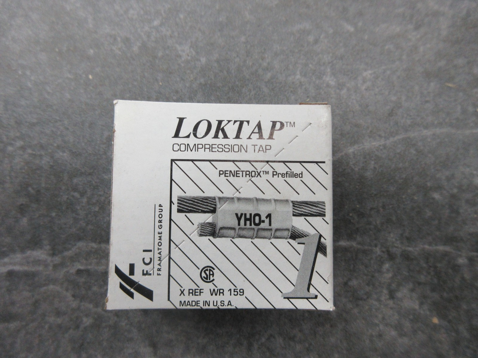 (24 Pcs) BURNDY YHO-1 LOKTAP compression tap