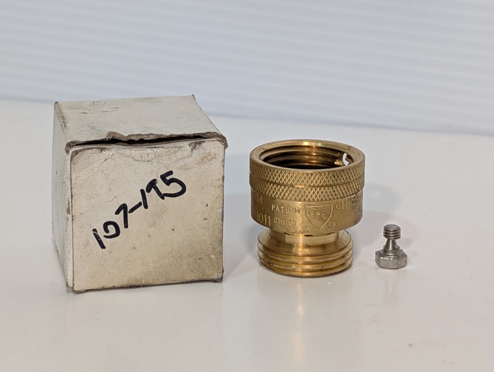 ASSE 1011 P/N#108-904 Hose Bib Vacuum Breaker Back Flow Preventor, Brass, NIB