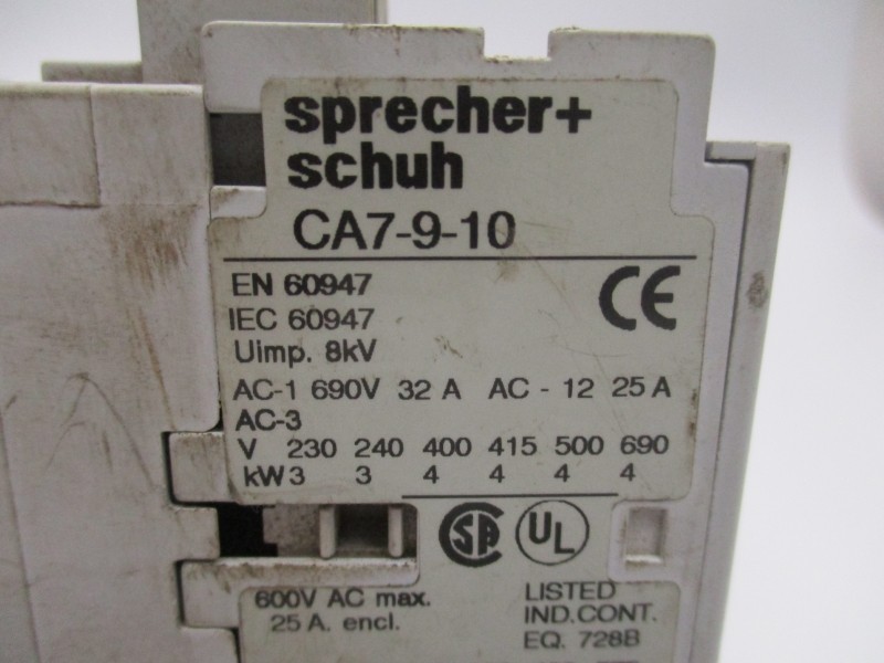 SPRECHNER+SCHUH CA7-9-10 24V UNMP