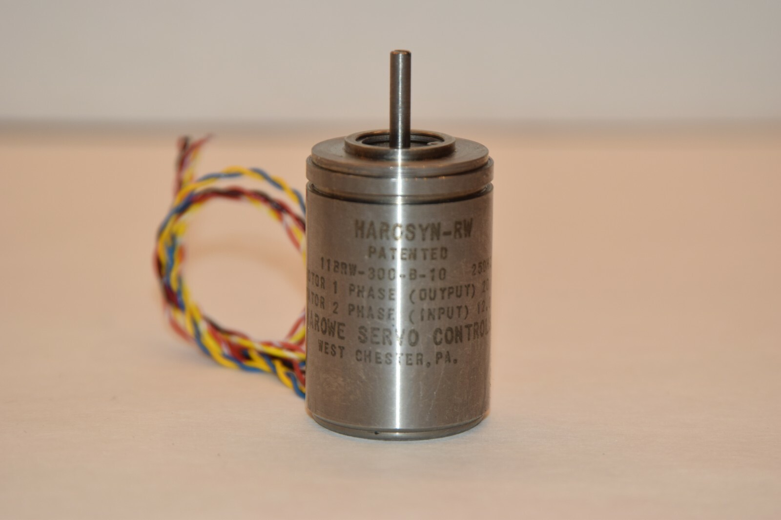 HAROSYN-RW / FASCO / HAROWE SERVO CONTROLS 11BRW-300-B-10 250Hz RESOLVER