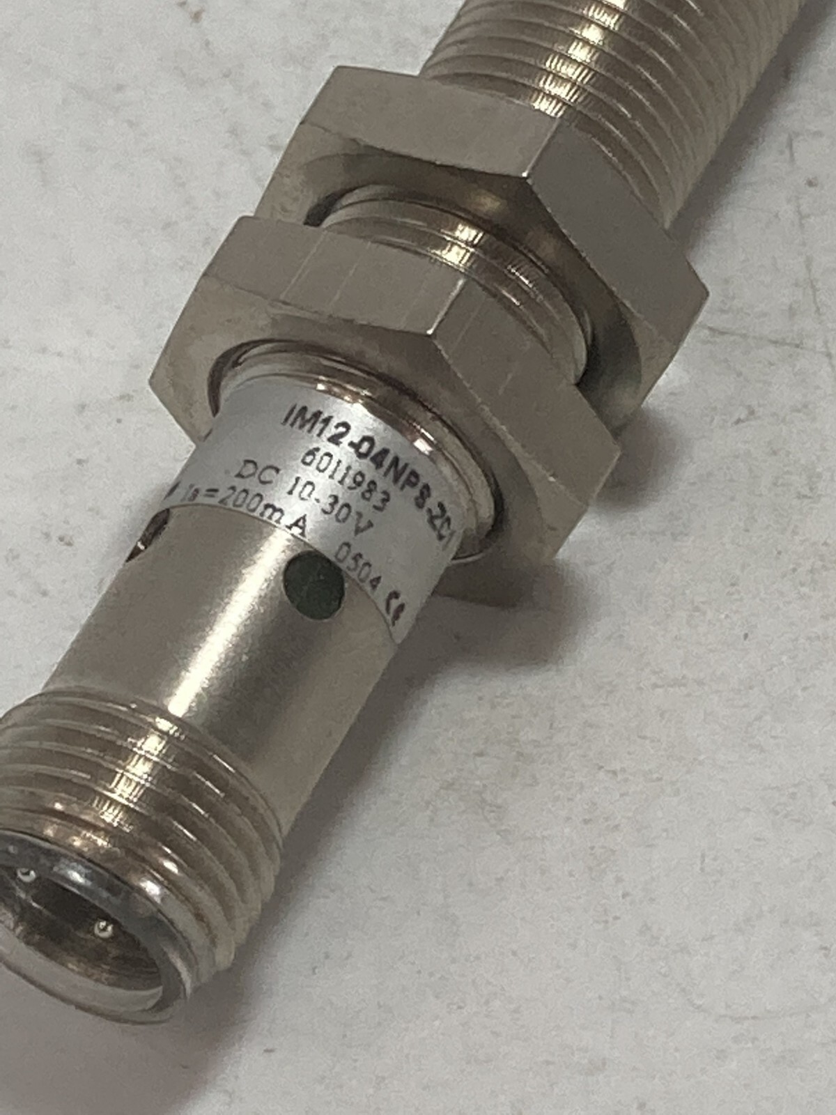 SICK IM12-04NPS-ZC1 PROXIMITY SENSOR 10-30VDC 4MM SENSING PNP 4 PIN MALE NNB