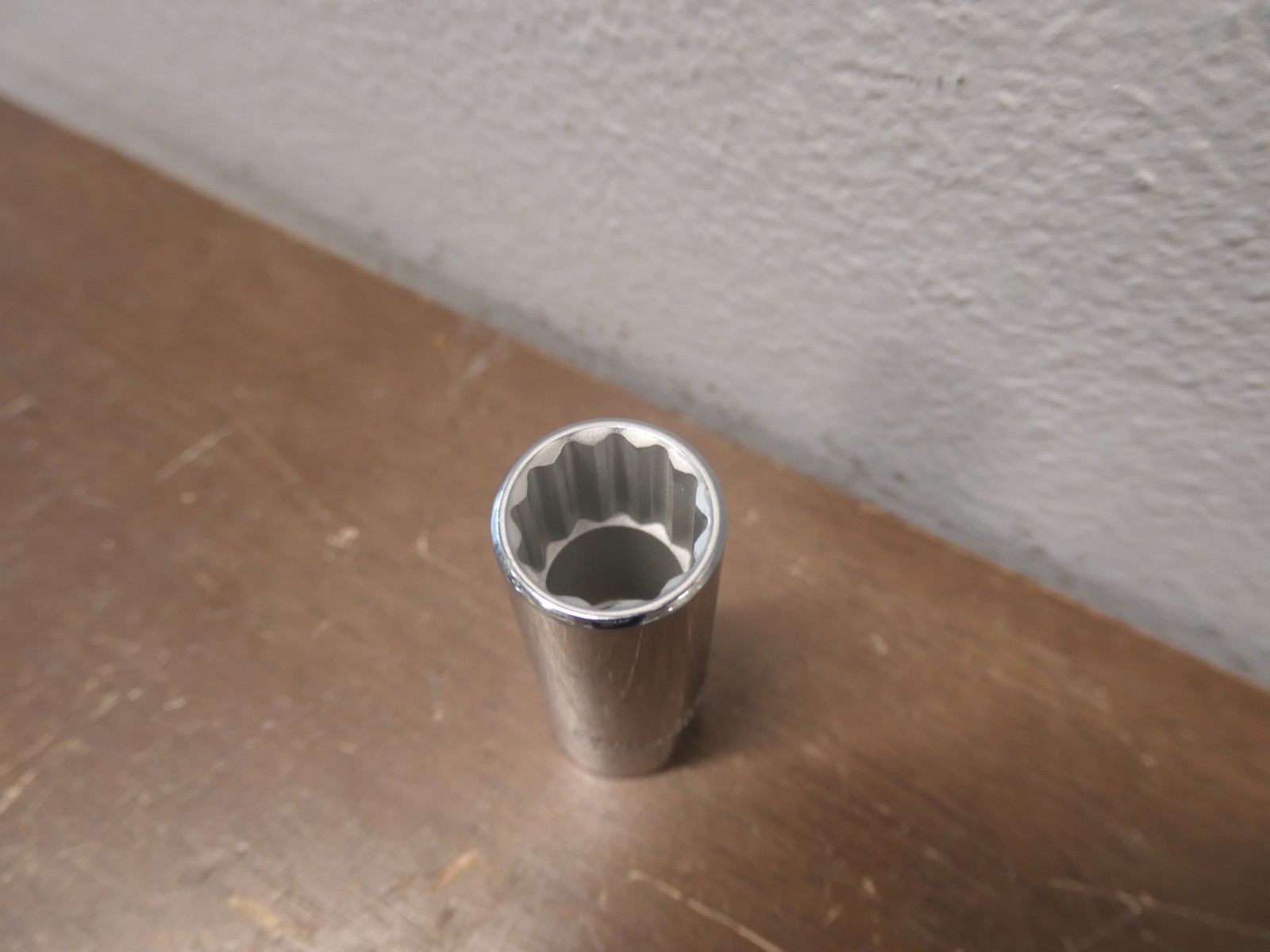 Proto 5018 9/16in Deep Socket 3/8in Drive 6 Point Chrome SAE Tool