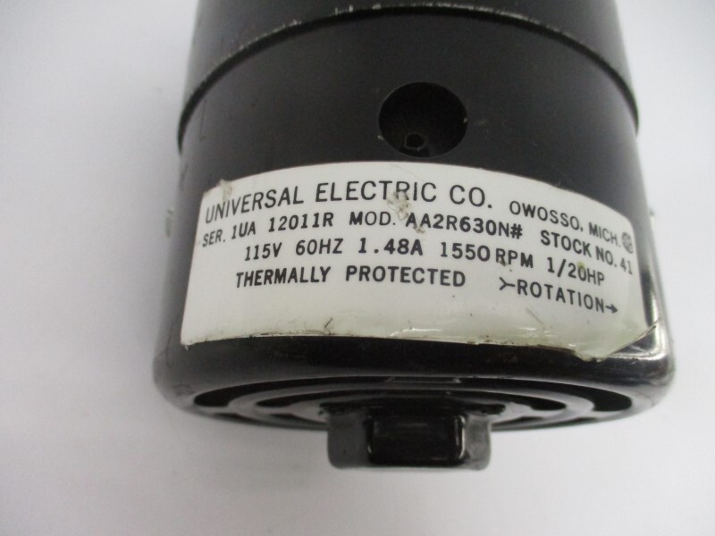 UNIVERSAL ELECTRIC AA2R630N# 115V 1.48A NSNP