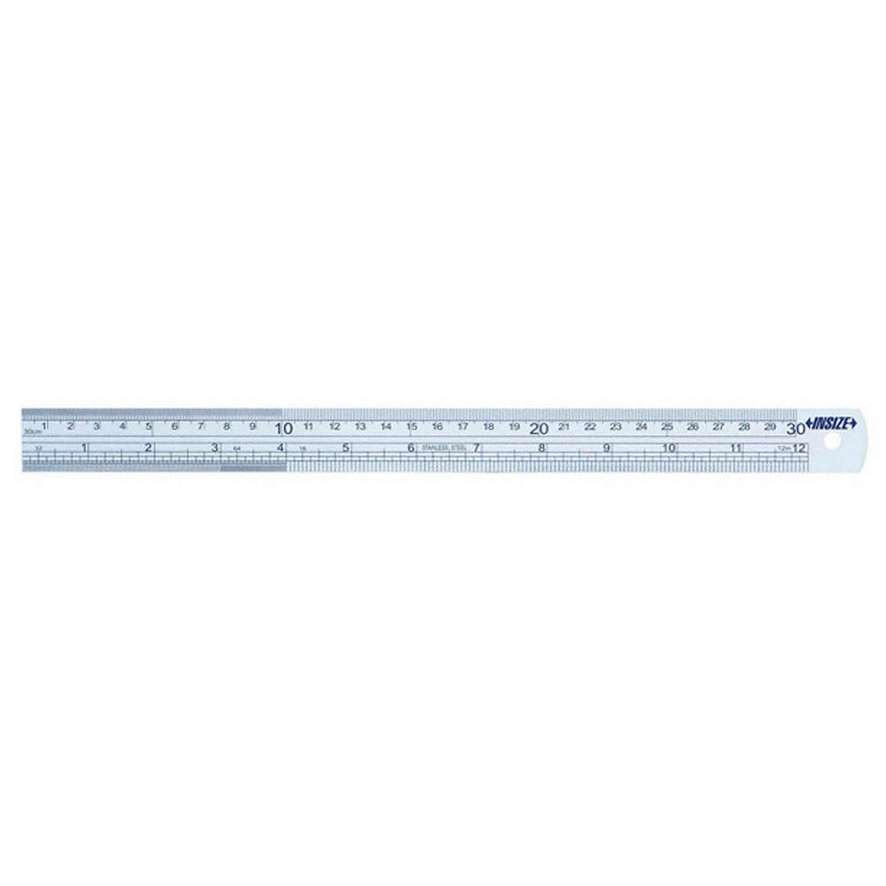 INSIZE 7110-150 Steel Rule,SS,6″ L,Unfinished,23/32″ W 409F03