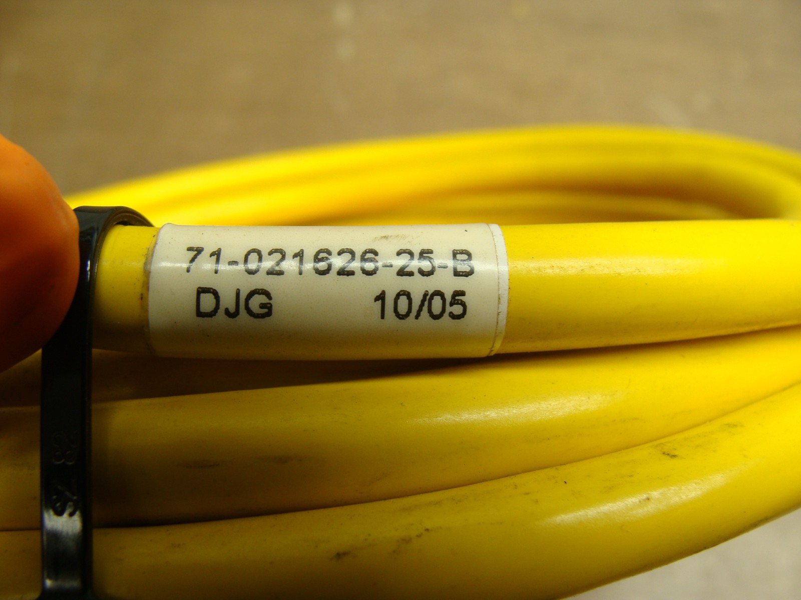 PARKER SHIELDED SERVO POWER CABLE 71-021626 44-021667-01 16FT W/6-PIN CONNECTOR